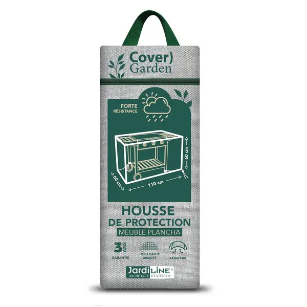 Housse de protection - Cover Garden - pour meuble plancha - 110 x 60 x 60 cm - Jardiline