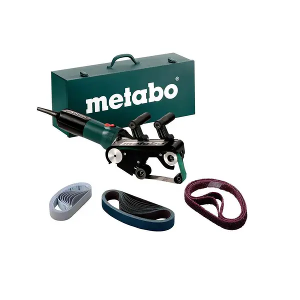 Ponceuse à tubes RBE 9-60 - 900W - Diamètre de tube max. 60 mm - Coffret avec set d'accessoires - Metabo