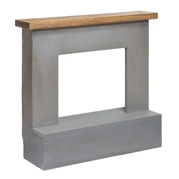 Habillage de cheminée - modèle ROLF - gris - compatible PowerFlame, PowerFlame 2, ZenFlame et FreeFlame - TAGU