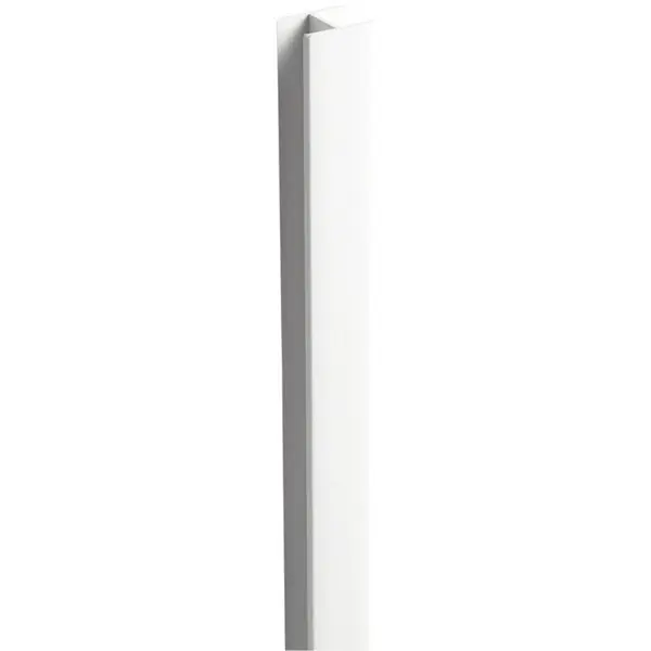 Profil de jonction en H entre 2 planches universelles, PVC - L. 3 m section 40 mm x 30 mm