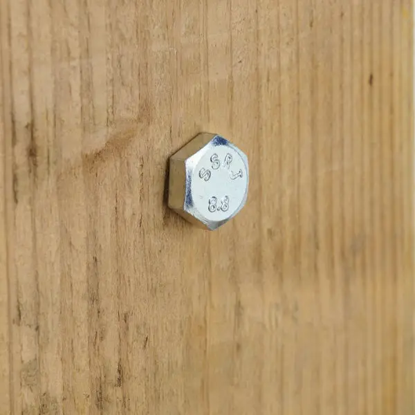 Boite de 2 kg de vis métaux tête hexagonale M6 x 16 mm acier 8.8