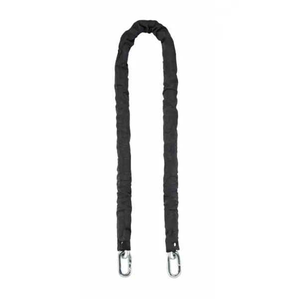 Chaîne acier gainé nylon Loops, vélo, moto, barrières, 1.5m, noir - THIRARD