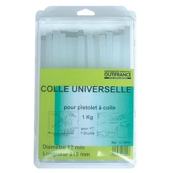 22 bâtons de colle bois (8 x 100 mm) - TECHMAN
