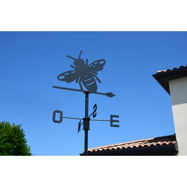 Girouette Abeille - 45x74 cm - anthracite - Louis Moulin