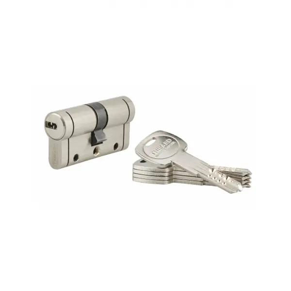 Cylindre de serrure Trafic 12, 30x30mm, nickel, anti-arrachement, anti-perçage, anti-casse, 5 clés - THIRARD
