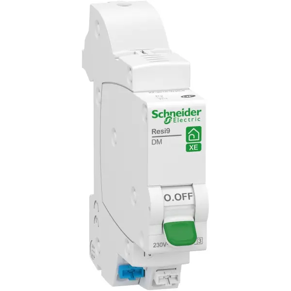 Disjoncteur 1P+N 25A Courbe D 3kA - connexion XE - Resi9 - Schneider Electric - R9EFD625