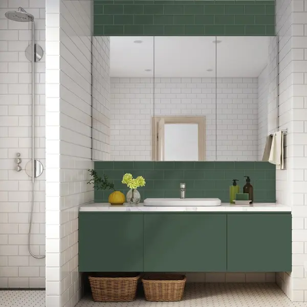 Peinture meuble ombre fougère mat SYNTILOR Renov' cuisine et bain 0.75l - SYNTILOR