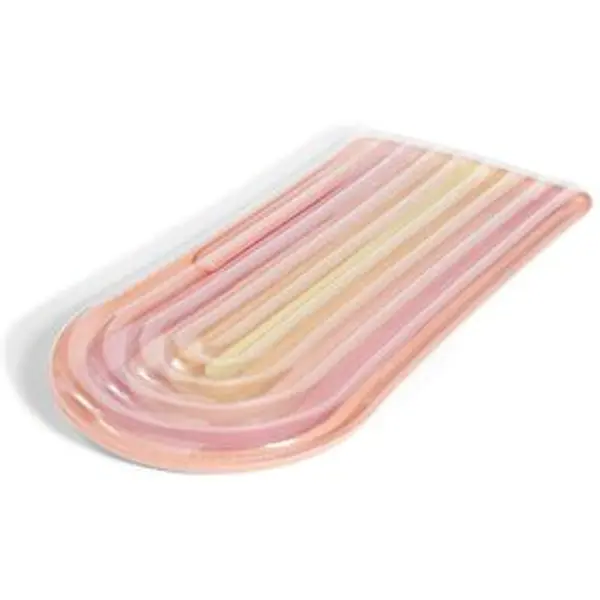 Matelas gonflable arc-en-ciel rose et orange L180cm