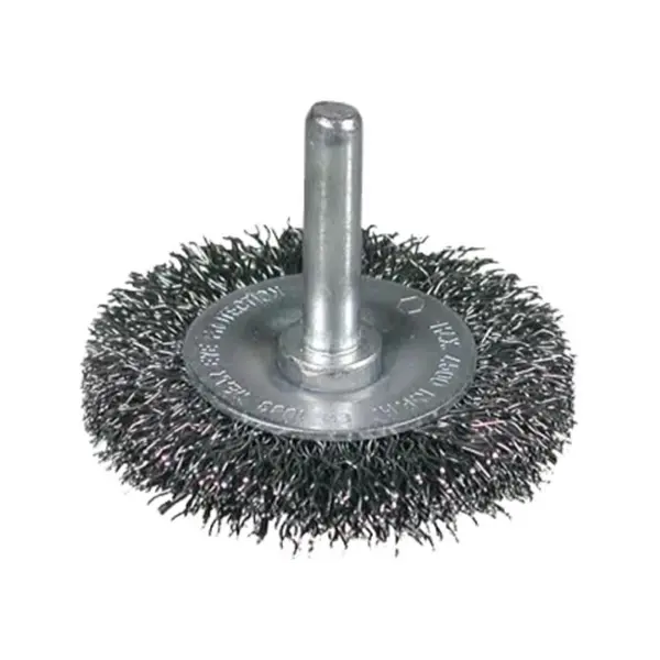 Brosse Circ. Tige De 6 Mm D50 Mm Ép.7Mm Acier Ondulé 0,30 Mm Osborn
