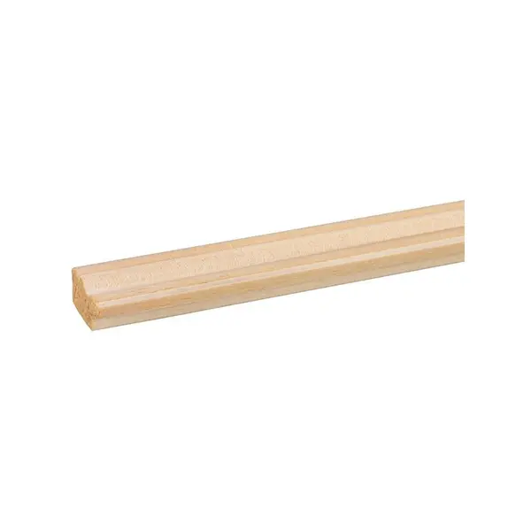 Moulure pour encadrement en marupa clair 240 x 2,1 x 1,3 cm