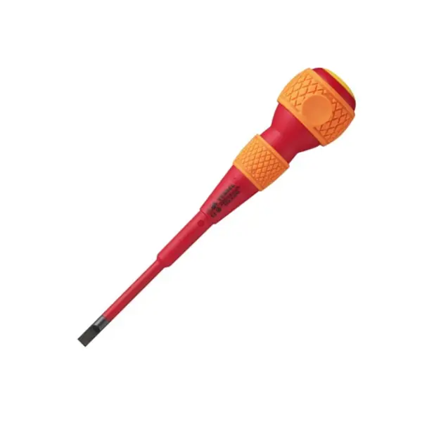 Tournevis Ball Grip Vde Isole 1000V Pour Vis A Fente 6X150Mm Vessel