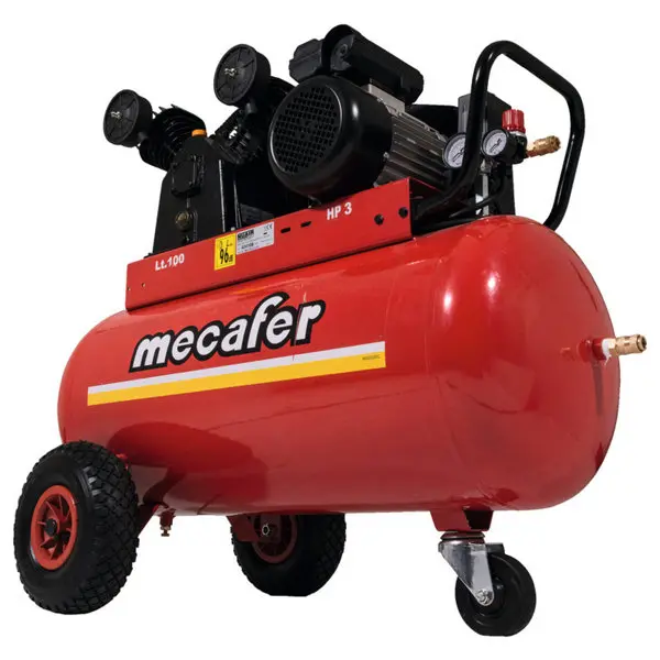 Compresseur à courroie 100 L lubrifié - 3 HP - 9 bar