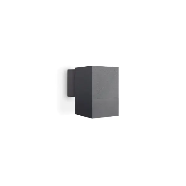Applique murale ROOK SQUARE SINGLE IP54 GU10 1x50W ANTHRACITE - Elecman - 30680030A
