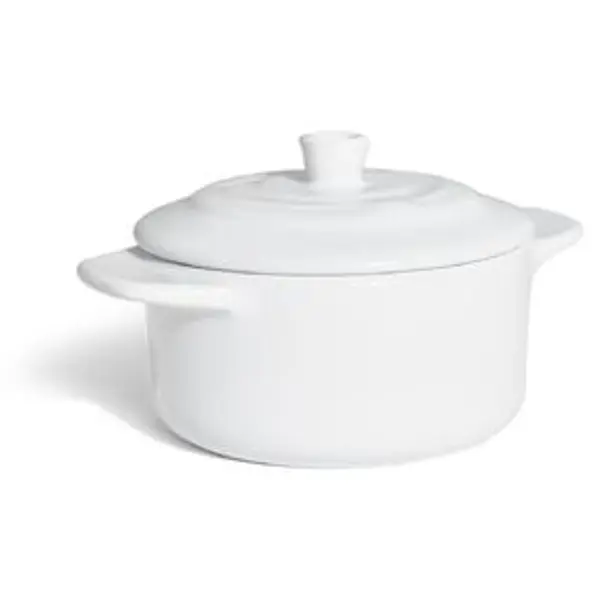 Mini cocotte individuelle en céramique avec couvercle (2 mdèles)