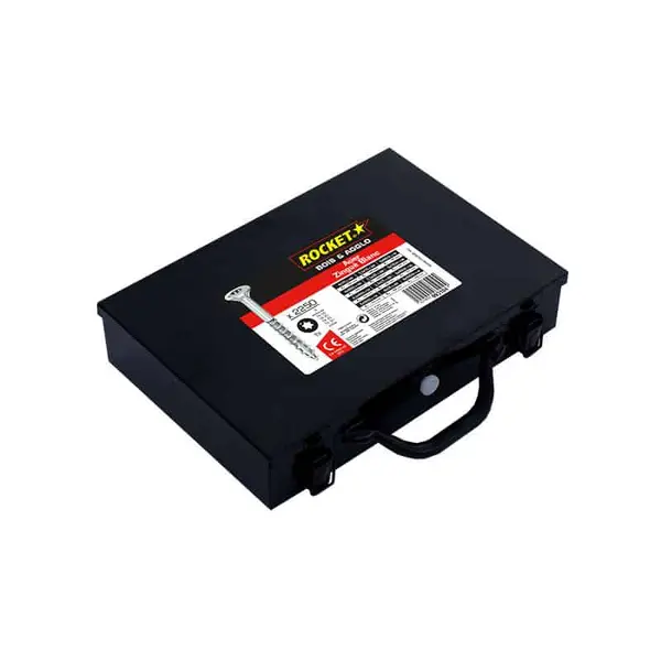 ROCKET Mallette 2250 vis bois agglo tête fraisée TX acier zingué