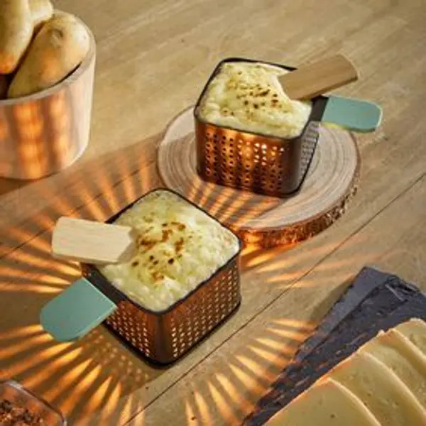 Service raclette à la bougie pour 2 personnes
