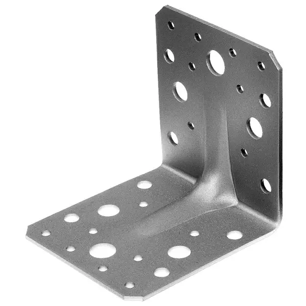 Equerre renfoncée Galvanisé GAH ALBERTS, 105x105x90 mm - GAH ALBERTS