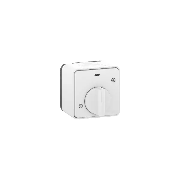 Mureva Styl - Interrupteur temporisé LED - saillie - IP55 - IK08 - blanc - MUR39067