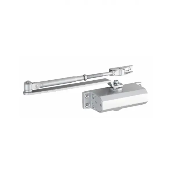 Ferme-porte automatique hydraulique - 30kg, arrêt 90°, laqué gris - THIRARD