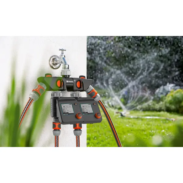 Sélecteur d'arrosage sur robinet 4 circuits - GARDENA