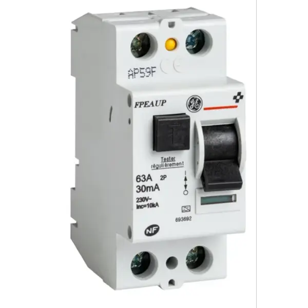Interrupteur différentiel Unibis 30mA 2P - Automatique - type A