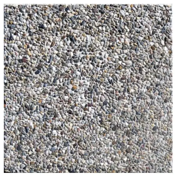 Dalle béton gravillonnée gris extérieur 40 x 40 x 3,7 cm