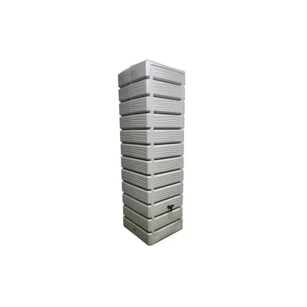 Récupérateur d'eau coloris grège "Dune" 700 L
