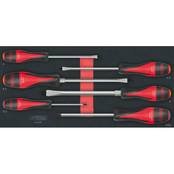 Module de tournevis ULTIMATE® Fente - POZIDRIV®, 6 pièces
