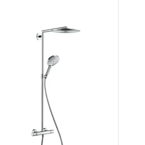 Colonne de douche thermostatique Showerpipe Raindance Select - chrome - 1 jet