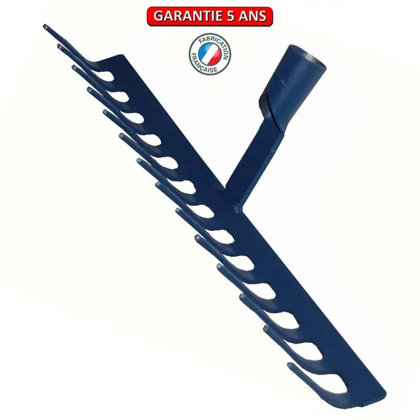 Râteau forgé 14 dents courbes sans manche - PERRIN