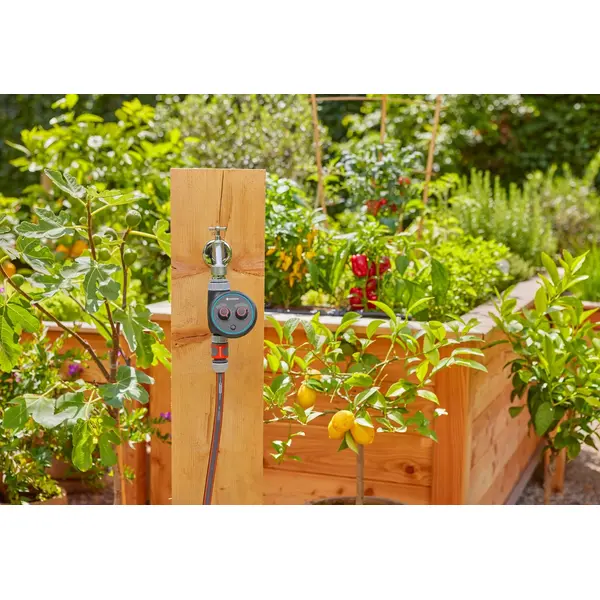 Programmateur d’arrosage - Water Control Easy Plus - 69 programmes - Réglage par molettes - GARDENA