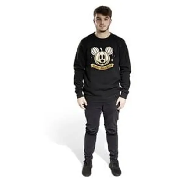 Pull adulte Disney Halloween Mickey phosphorescent - Taille S