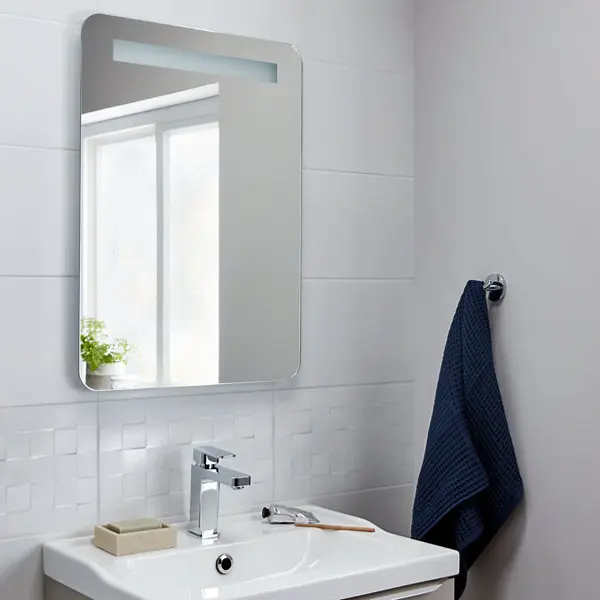 Carrelage mural "Alexandrina" blanc - l. 25 x L. 40 cm