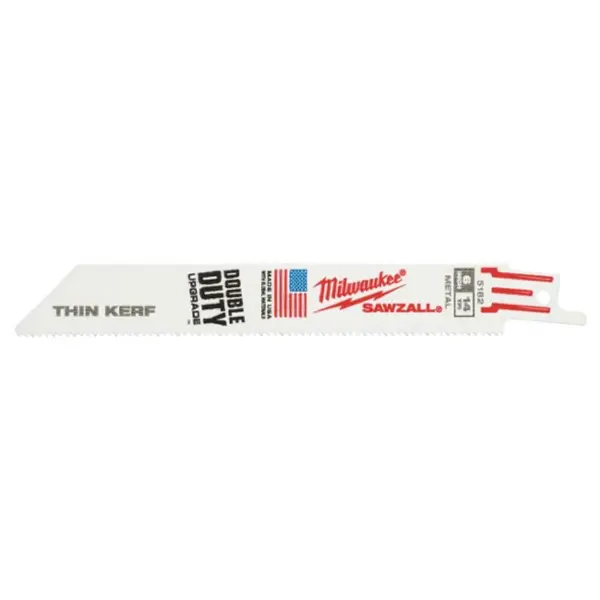Lame De Scie Sabre Metal Thin Kerf 14 Tpi Boite De 5 Milwaukee