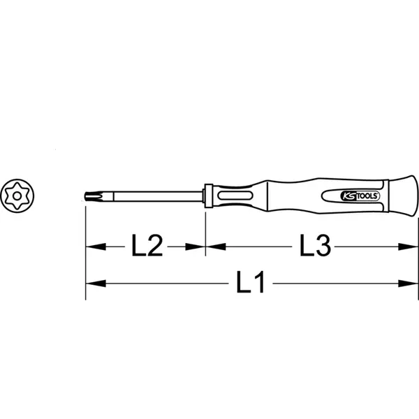 Tournevis électroniques TORX® percé
