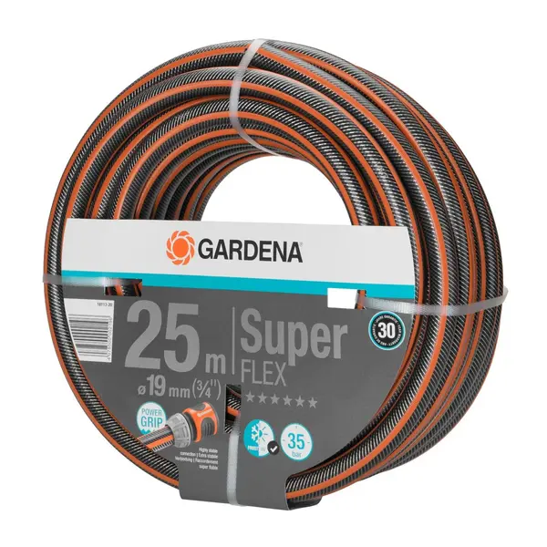 Tuyau d'arrosage SuperFlex Ø 19 mm - 25 m - GARDENA