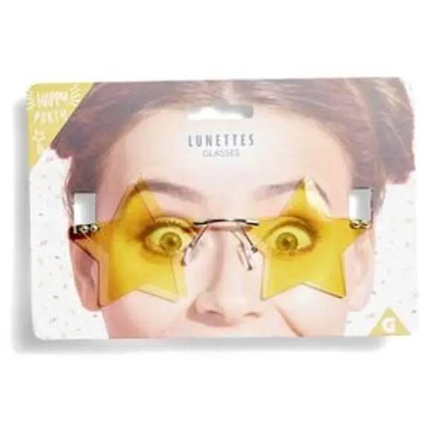 Lunettes en forme d'étoile (2 modèles)