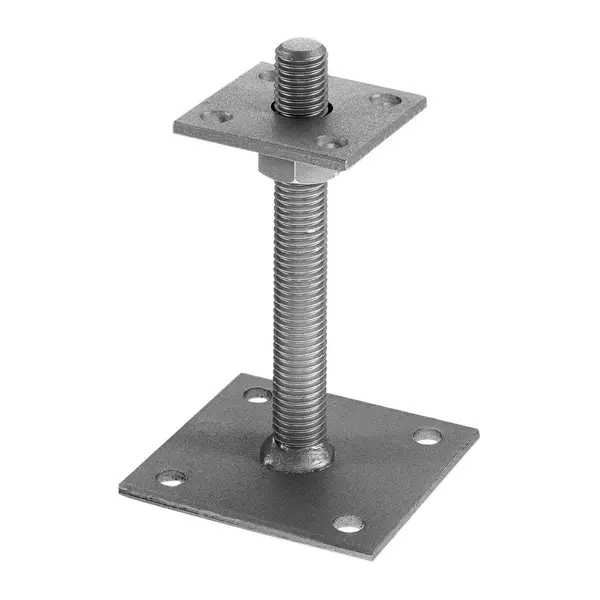 Ancre pour poteau bichromaté, 30-150x70x70x100x100 mm - GAH ALBERTS