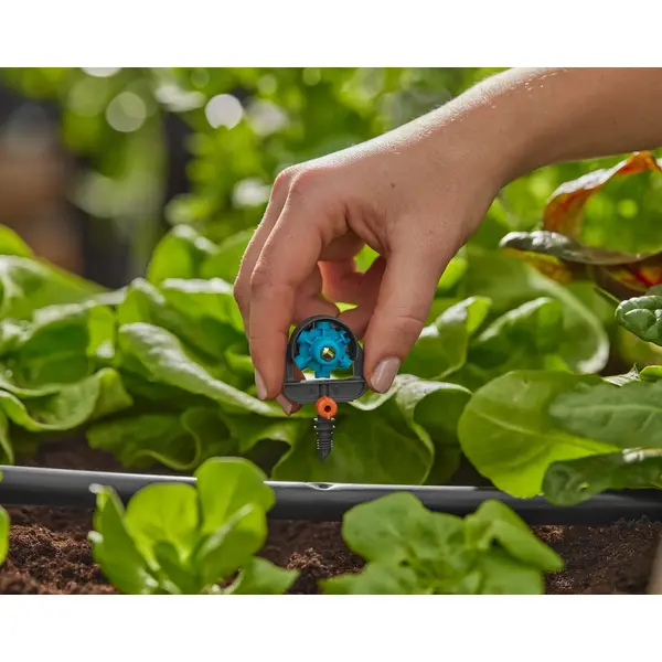 Micro-asperseurs multi-surfaces 6 en 1 Micro-Drip-System - Boîte de 2 pièces - GARDENA