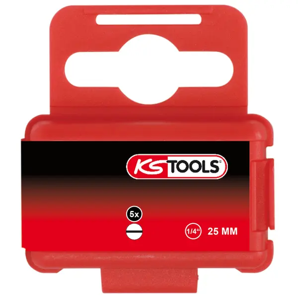 Boite d'embouts à code couleur TORSIONpower® Fente, L. 25 mm