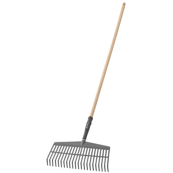 Balai-râteau PureLine - Largeur 43 cm - Manche bois FSC 100 % - GARDENA