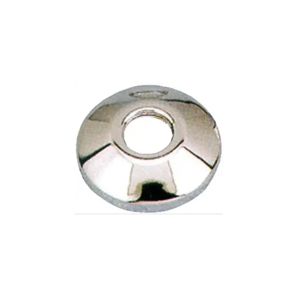 Rosace sanitaire grand luxe - chrome 20x27