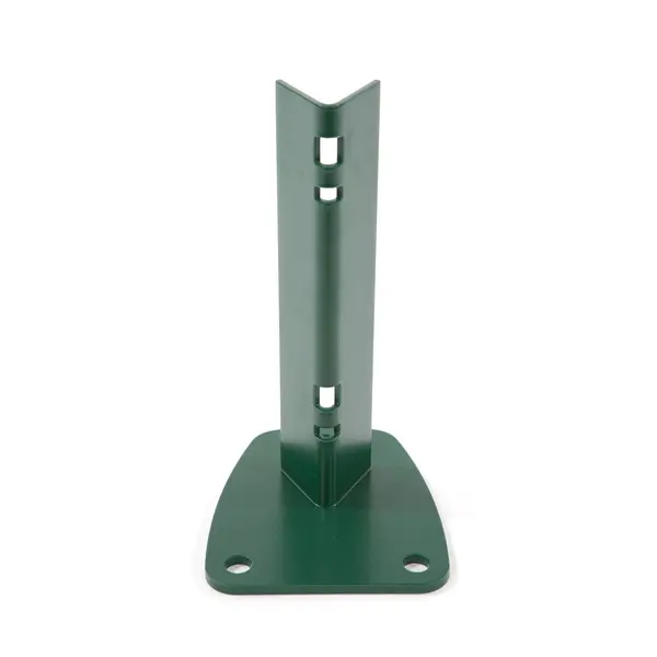 Platine pour Poteau à encoches VERT - FILIAC
