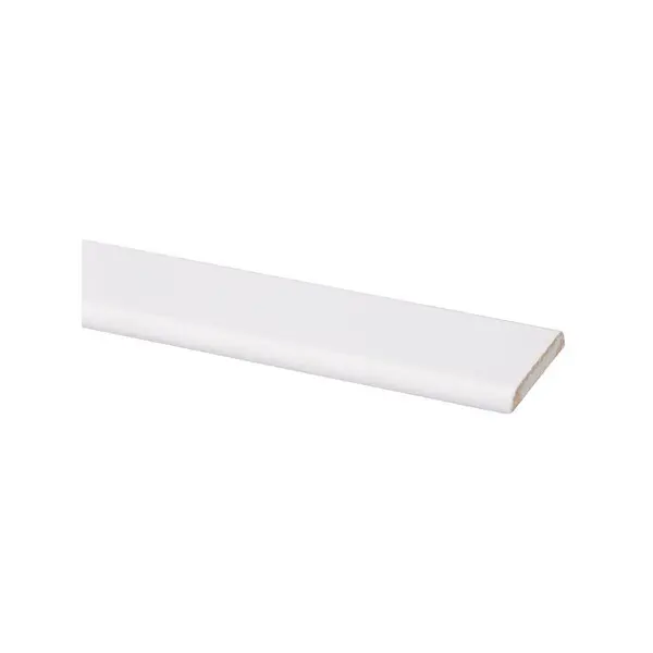 Moulure plate en pin blanche 270 x 3,7 x 0,5 cm