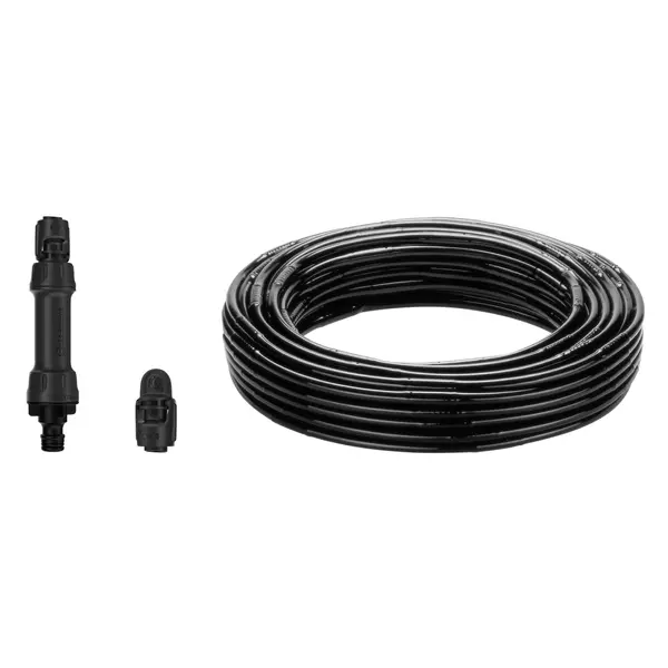 Kit d'initiation 25 m de tuyau à goutteurs incorporés et bouchon fin de ligne pour plantes - GARDENA