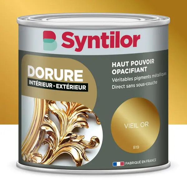 Dorure, pailleté, SYNTILOR, vieil or 0,125L - SYNTILOR