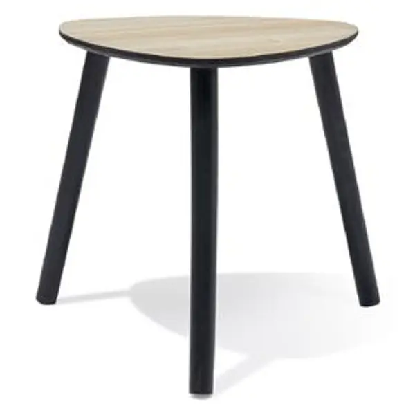 Bout de canapé Joseph marron Ø40xH39,5 cm