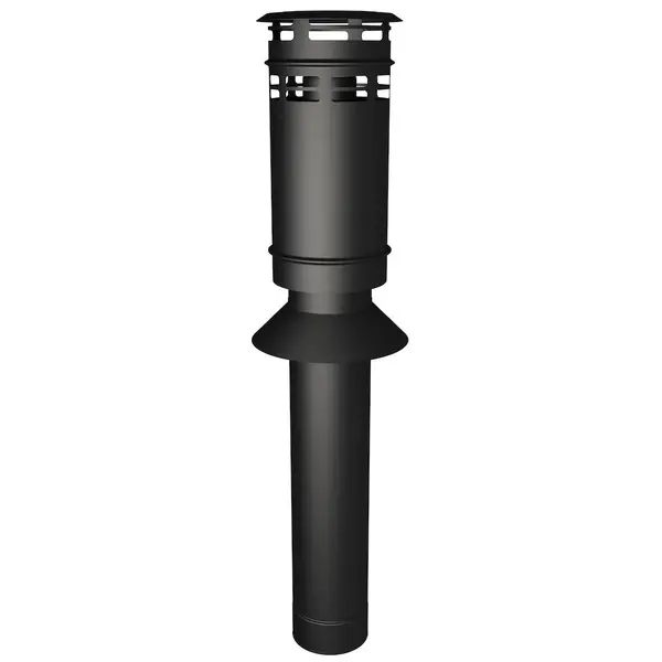 Terminal vertical - Apollo Pellets 2.0 - tuile Ø80/130 mm - longueur 1000 mm - Joncoux