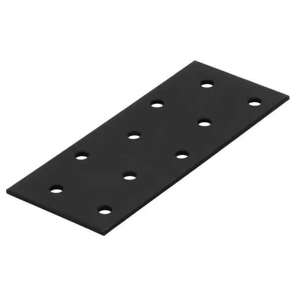 Patte d'assemblage en T acier zingue noire Magnodur 40x100, SUKI - SUKI