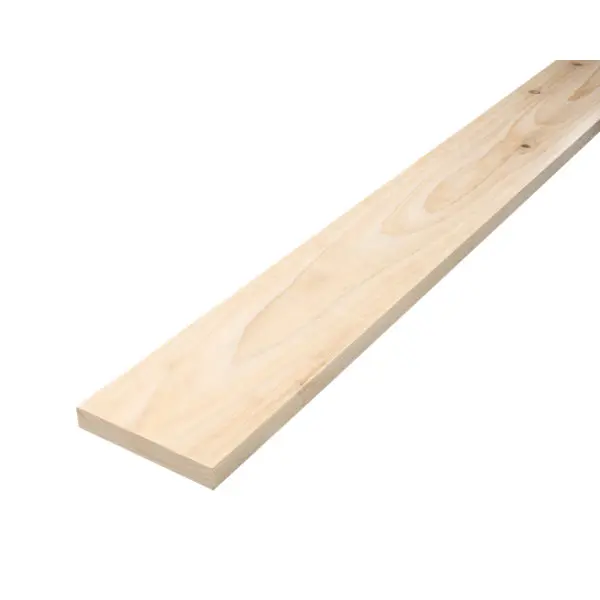 Planche en épicéa brute L. 4000 x l. 200 x Ép. 25 mm